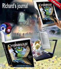 Open book page from the novel: The Reality Shifters, from which the excerpts will be shared.